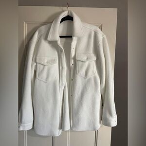 Large White Naya Shacket